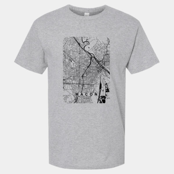 "Map of Macon" Tee - White/Grey Thumbnail